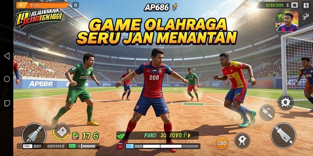 Tampilan menarik dari gameplay olahraga yang seru di AP686.