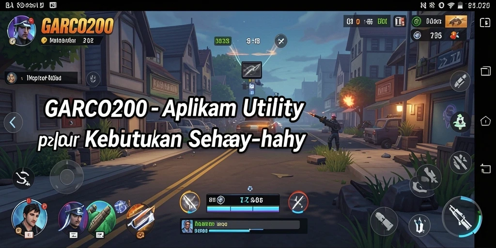 Tampilan antarmuka GARCO200 yang sederhana dan intuitif.