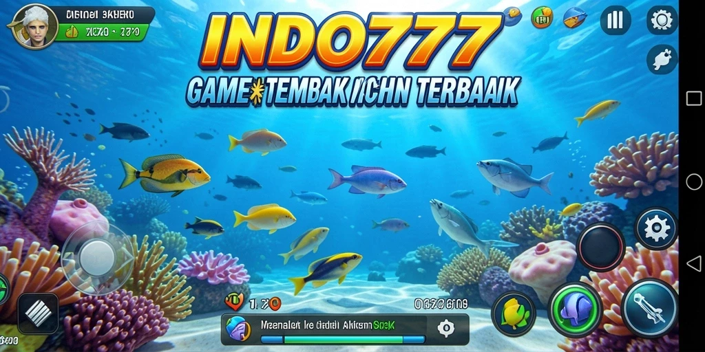 Screenshot menampilkan gameplay seru dalam INDO777 Tembak Ikan.