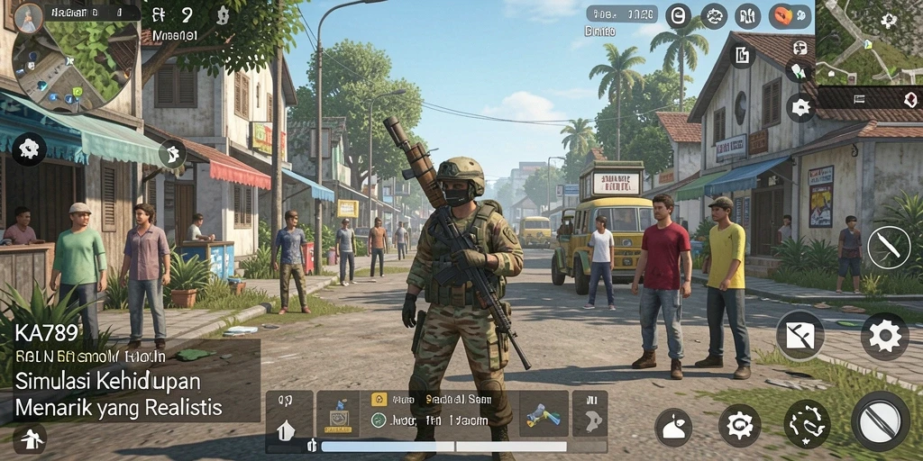 Tampilan gameplay KA789 yang realistis dan menghibur.