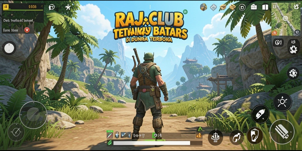 Tampilan gameplay yang menakjubkan dari dunia Open World RAJACLUB.