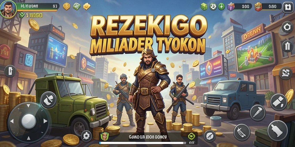Tampilan dinamis dan menarik dari gameplay REZEKIGO.