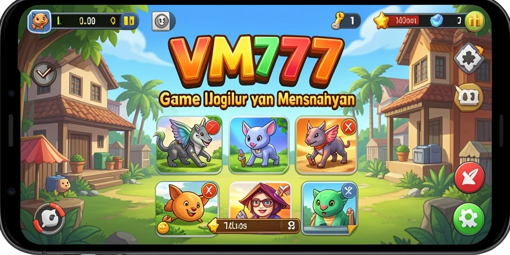 Tampilan gameplay VM777 yang menarik dan menawan.